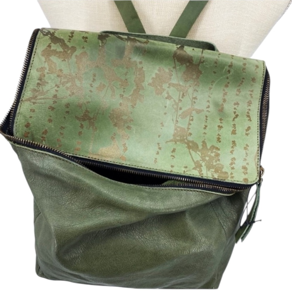 šONA VILLIERšOlive HANDCRAFTED Leather Backpack - Picture 15 of 15